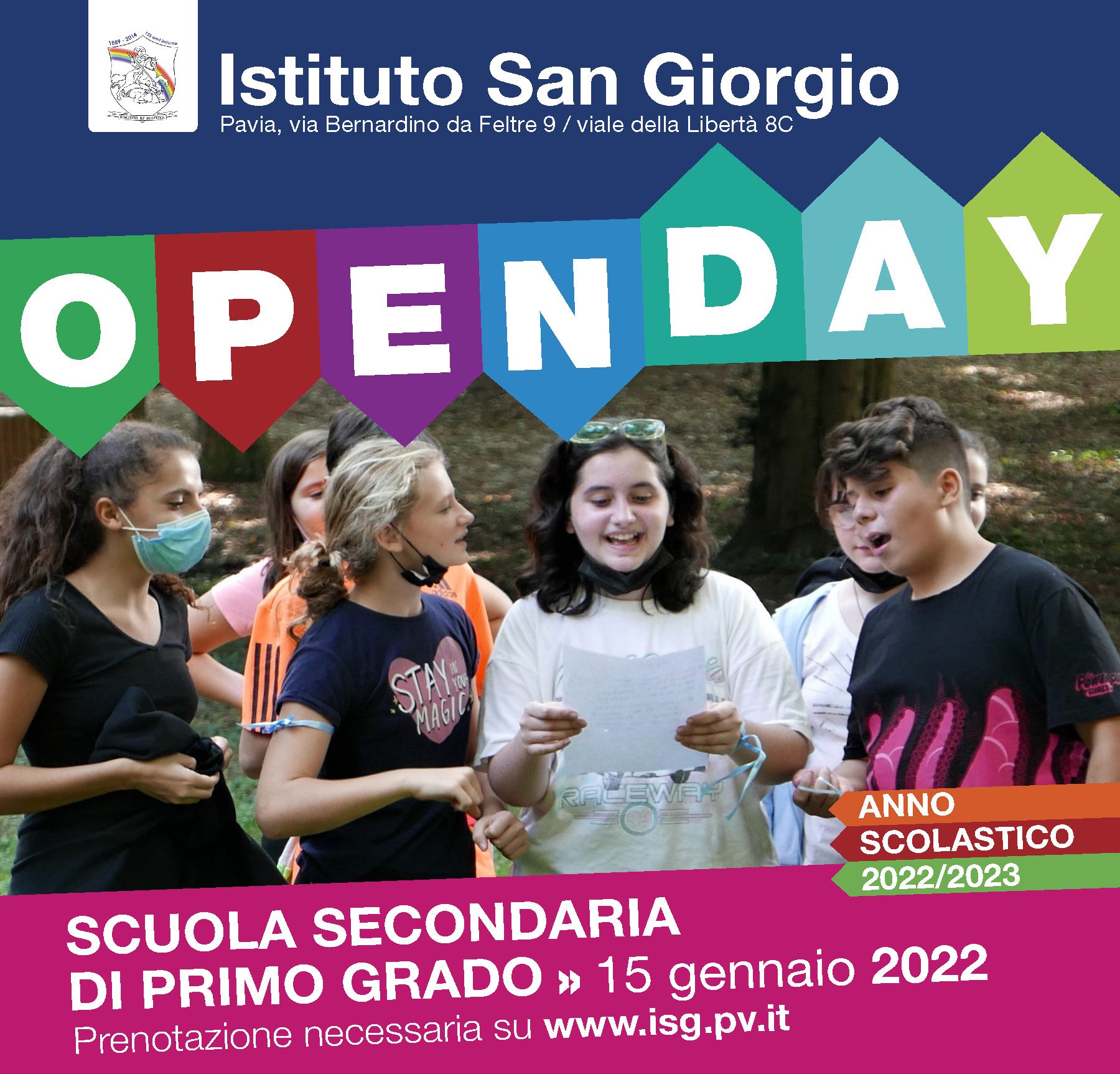 Open Day Scuola Secondaria Istituto San Giorgio